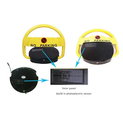 Automatic Solar Powered Parking Lock Barrier Personal Use Roadway Product with Cell Phone Software Integration