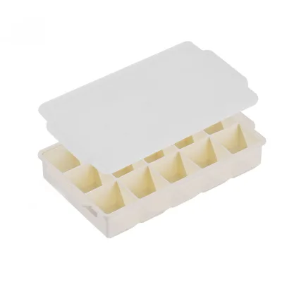 Eversoul Food Grade Household Quick Freezing Ice Maker 15 Grid Silicone Ice Cube Tray for Refrigerator