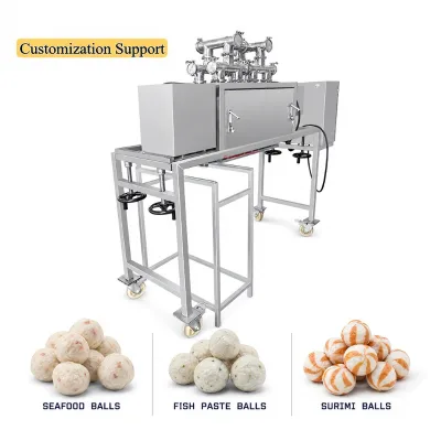 304 Stainless Steel Motor & Pump Automatic Meatball Shaping Machine for Beef Chicken Pork Seafood Shrimp and Mixed Meat