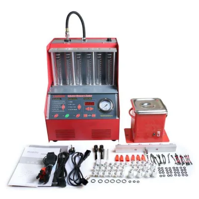CNC-602A 6 Cylinders Petrol Injector Cleaner Gasoline Injector Tester Machine