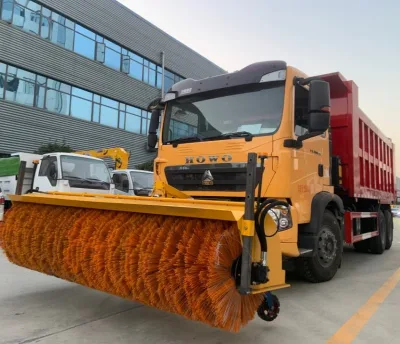 Three-in-One Snow Municipal Road Pavement Snowplough Vehicle-Mounted with Engine Bearing Motor & Gear