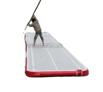 Customized Water Floating Inflatable Airtrack 12m Inflatable air Track for Sale