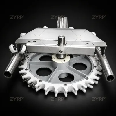 Heavy Duty PU Coated Sprocket Wheel, Load Bearing Conveyor Gear for Pig Livestock Slaughterhouse Line