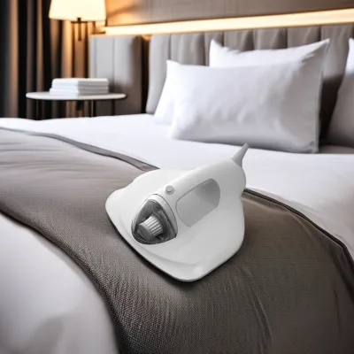 2024 Best-Selling Handheld Mini Portable Mite Removal Device for Home Bed Sofa & Hotels Dust Controllers