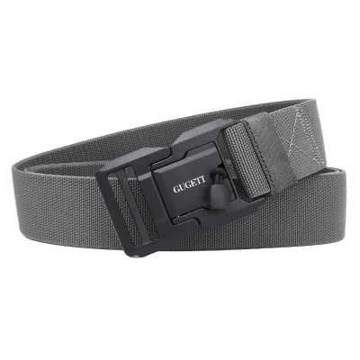 Premium Quality Quick Release Belt 1.5"IN 3.8CM Stretch Nylon Belt Elastic Jeans Belt Polyester Webbing Cotton Customize Logo