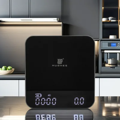 USB-C Rechargeable Portable Food Electric Weiging Scale Coffee Automatic Timing Digital Coffee Scale Waterproof
