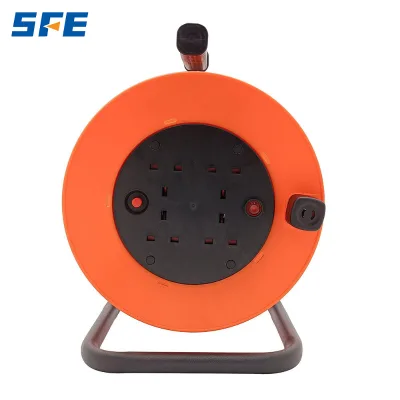 SFE Customized EU Plug 25/50M BS UK BRITISH Extension Cord Lead Copper Core Heavy Duty 13A Cable Reel