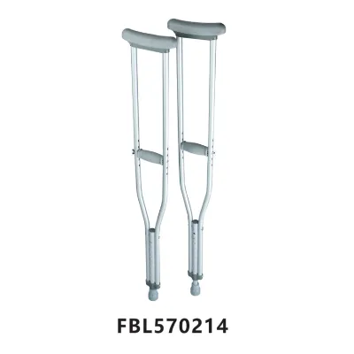 Helpful Portable Axillary Crutches Aluminum Alloy Underarm Crutches Medical Comfortable Adjustable Axillary Crutches