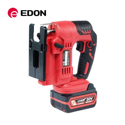 EDON Portable Brushed Cordless 21V Lithium Battery Jig Saw Wood Machine Jigsaw for Industrial Use