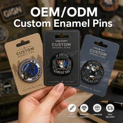 Custom Die Struck Metal Pin Manufacturer Wholesale Personalized Logo Lapel Badge for Awards and Souvenirs