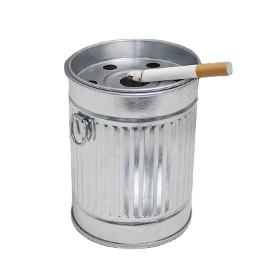 Factory Wholesale High Quality Galvanized Ashtray Bucket Garbage With Lid