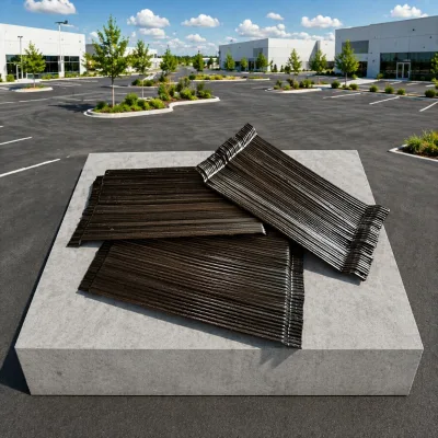 Modern Design Steel Fiber Concrete Reinforcement with Endhooked Glued Carbon Steel Waves for Warehouses Durable Feature