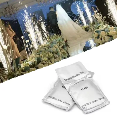Cold Spark Fountain Powder for Cold Fireworks Cold Sparks Machine Stage Effect Party Club Show Event Dj