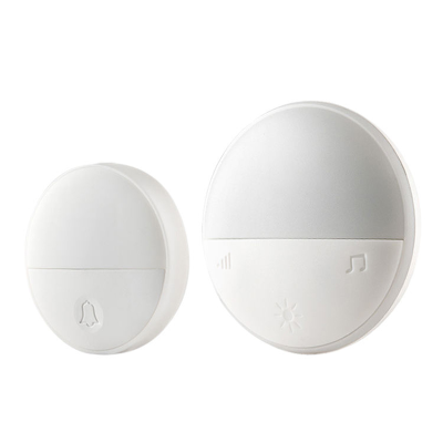 Daytech DB30 Wireless Doorbell with Nightlight Flash Mode Outdoor Waterproof Door Bell Wholesale Home Mini Doorbell