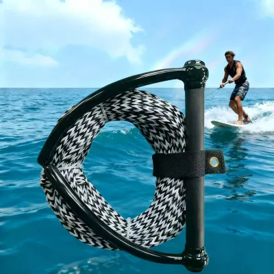Custom Colored  Water Ski Rope - One-Section Boat Tow Rope for Kneeboard and More
