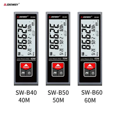Mini Bluetooth Laser Distance Meter SW B40 B60 High Precision Infrared Digital Measuring Tool