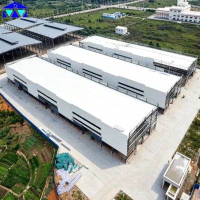 Tekla Designed High Load Capacity Pre-Engineered Steel Structure Warehouse for Kenya