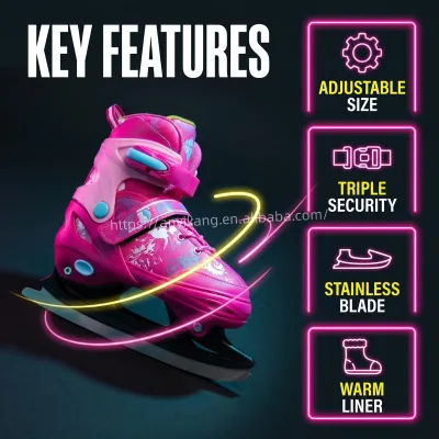 Skating Shoes for Boys Girls Adjustable OEM Factory Wholesale