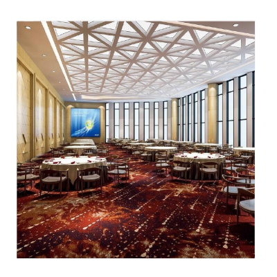 Beautiful Wool and Nylon Banquet Hall Wedding Red Carpet