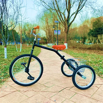 Adult Leisure Self-Propelled Retro Lightweight Pedicab Outdoor Folding Exercise Car for Internet Shopping Celebrated for Buying