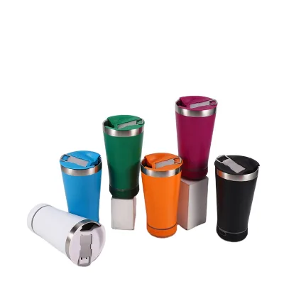 Drinking Cup Bluetooth Speaker Colored Drinking Cup Speaker 3W ABS Plastic+ Stainless Steel
