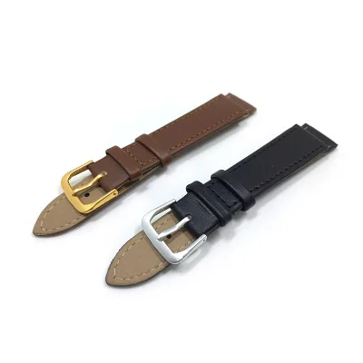 Custom Genuine Leather Wrist 22mm Men Watch Band Leather Watch Band