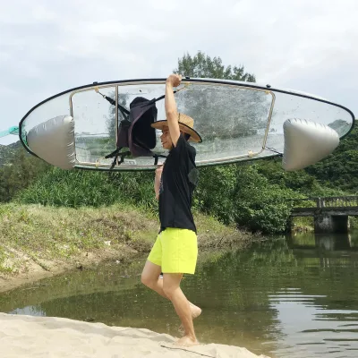 Crystal Vessel Transparent Boat for Open Water Leisure and Photographing