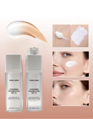 High Pigment Custom logo Long Lasting Foundation Long Wear Full Coverage Natural Organic Foundation