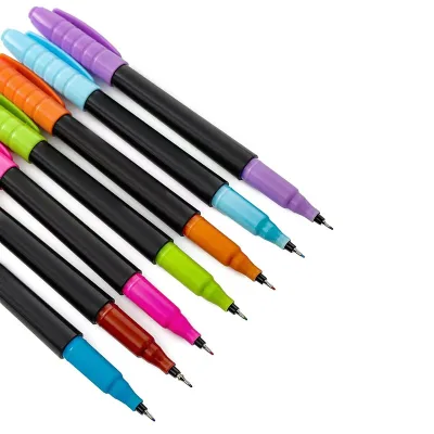 New Black Micro Pen Fineliner Pens, Waterproof Archival Ink Micro Fine Point Line Pen