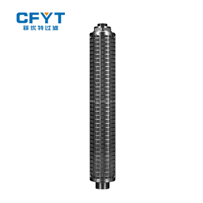 Hot Selling High-Temperature Pressure Corrosion Resistant Polymer Pleated Filter Element SS Mesh Core Filter Melt Strainer