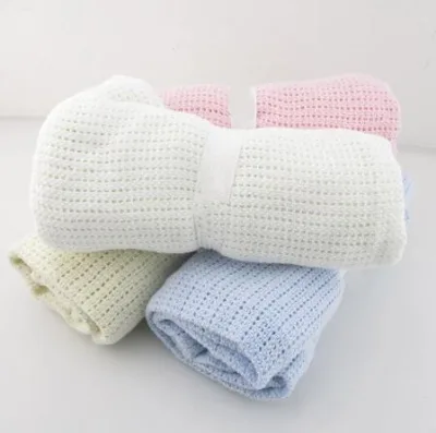 High Quality Baby Blanket Cotton Super Soft Kids Swaddle Throw Blanket