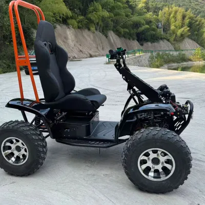 Long Range Electric Utility Scooter 6000W Brushless Motor Four Wheel Design with Hydraulic Brakes