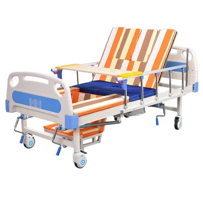 Durable Portable Hospital Nursing Bed for Elderly and Disabled Home Care Medical Use
