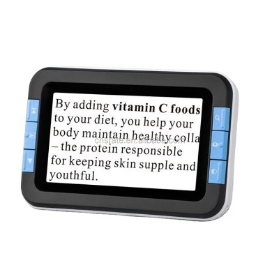 Screen Magnifier 4.3 Inch Plastic Video Magnifier Electronic for Low Vision Reading Aids