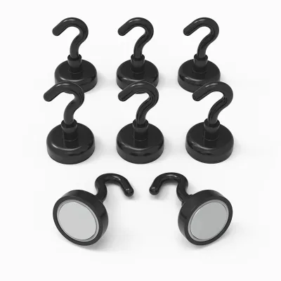Magnetic Handbag Hook Magnet With Screw Hook for Indoor Outdoor Hanging Refrigerator Grill Kitchen Key Holder
