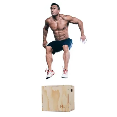 High Quality Easy to Assemble Wood Plyo Jump Box for Jumping Exercise