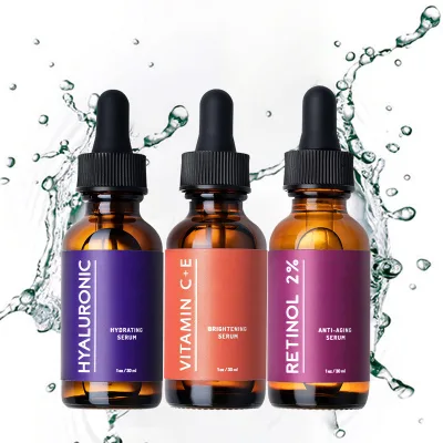 Private Label Organic Collagen Brightening Skin Face Serum Oil Customer Label Moisturizing Vitamin C Peeling Serum Oil for Face