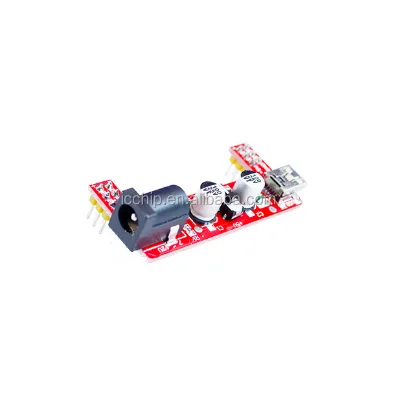 BreadBoard Power Supply Module 2 Way 5V / 3.3V Red B10 BreadBoard (without bread plates) Power Supply Module