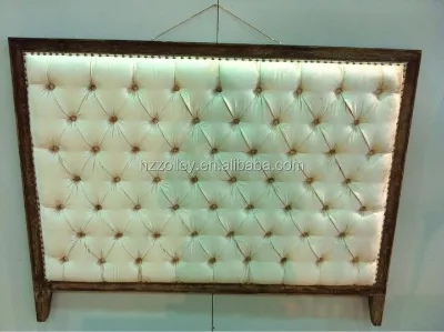 Fabric Upholstered Headboard Portable Bed Headboard Classic Style Headboard