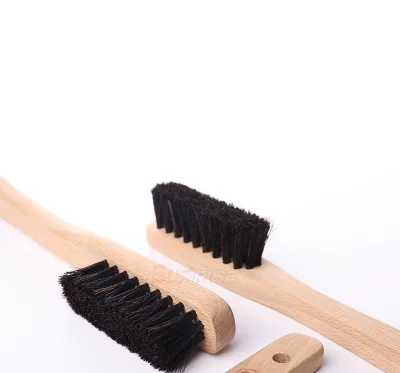 Custom Wood Handle Climbing Brush Hard Bristle Laser Carved logo on Each Wood Handle