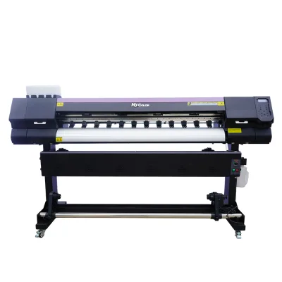 New Industrial Inkjet Printer with XP600 Print Head 1.8m Single or Dual Heads Leather Use Core Motor Gear Components