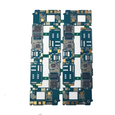 Blue Solder Mask Mobile Phone PCB with ENIG Finish, High Density BGA Board
