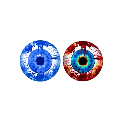 Creative Horror Ghost Eyeball with LED Lights for Halloween Decorations Indoor Outdoor Garden