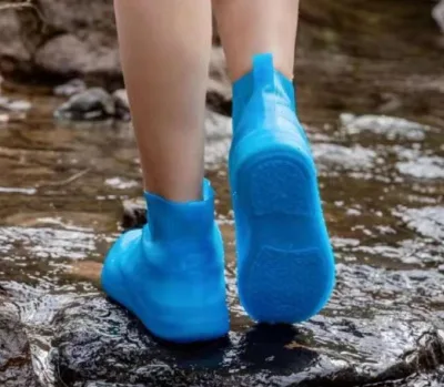 TPE Non slip Soft Shoe Cover Rain Reusable Waterproof Durable Silicone Rubber PVC Waterproof Overshoes Outdoor Washable for Rain