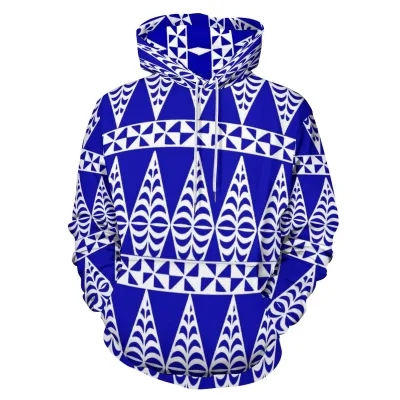 High Quality Customized Logo Oversize Hoodies Mens Top Fiji Tonga Samoa Elei Hawaii Polynesian Tribal Printed Hooded Sweatshirts