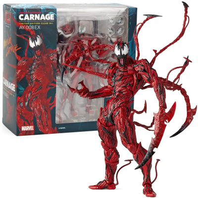 OEM PVC Action Figure Toys Anime Action Figures Venom Carnage Slaughter Model Action Figure