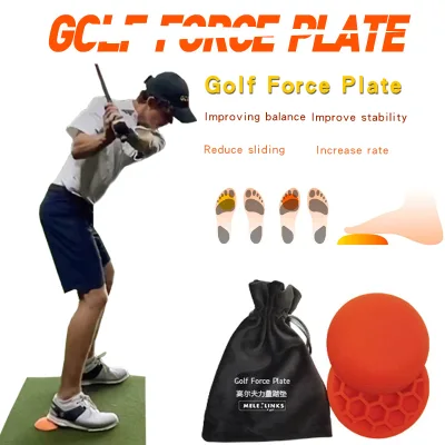 Golf Force Plates Step Pad Golf Trainer Aids Rubber Anti-slip Postural Assisted Swing Practice Golf Training Aids