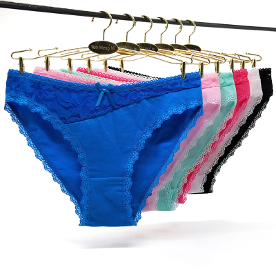 Manufacture Cotton Lace Women's Panties Underwear for Women Daily Use