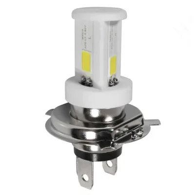 FSYLX New 1080LM 12W 6500K H4 Ceramic COB LED Car & Motorcycle Headlights Aviation Aluminum DC12-80V