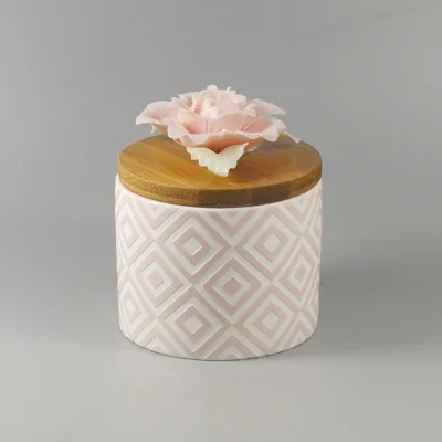 Candle Vessels Porcelain Candle Container Matt Ceramic Small Candle Jar